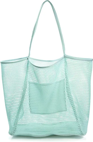 Miniatura 9 de Bolso de hombro para mujer Hoxis de malla, para la playa