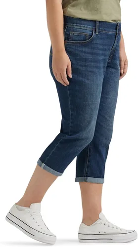 Miniatura 2 de Lee Jeans capri de 5 bolsillos Flex Motion de talla grande para mujer