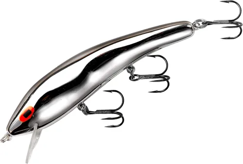 Miniatura 18 de Cotton Cordell Ripplin' Red Fin Crankbait - Señuelo de pesca, 4 1/2 pulgadas, 3/8 onzas Chrome Azul Back
