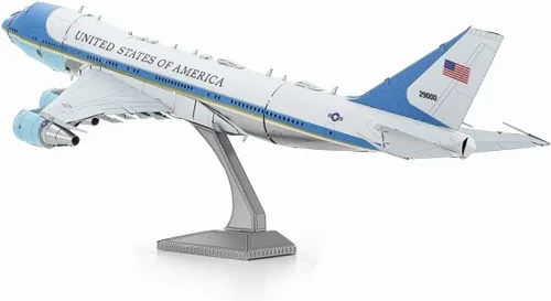 Miniatura 5 de Fascinations Kit de modelo de metal 3D Metal Earth Air Force One con pinzas