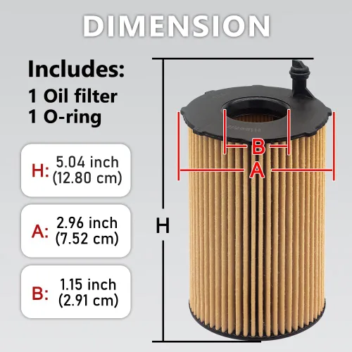 Miniatura 3 de Filtro de aceite 3.0L diésel se adapta a Select A6 A7 A8 Quattro Q5 Q7, se adapta a Select Cayenne Touareg, reemplazo directo para OEM # 059198405