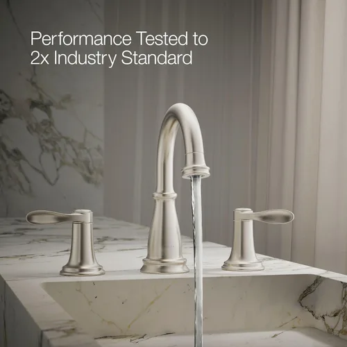 Miniatura 12 de Kohler 27380-4-BN BELLERA® - Grifo para lavabo de baño, 1.2 GPM, níquel cepillado vibrante Vibrant Brushed Nickel