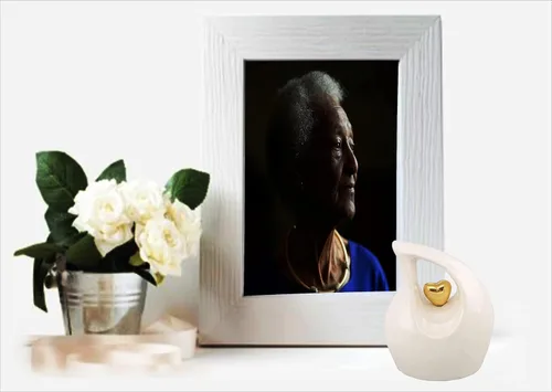 Miniatura 6 de Urna de recuerdo personalizada para cenizas humanas – Urna conmemorativa de diseño de corazón, pequeña urna de cremación, urna funeraria