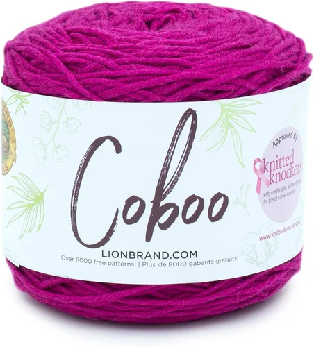 Miniatura 10 de Lion Brand Yarn Coboo, hilo suave para tejer, hacer ganchillo y manualidades, Vanilla Blossom, paquete de 3 Flor de vainilla