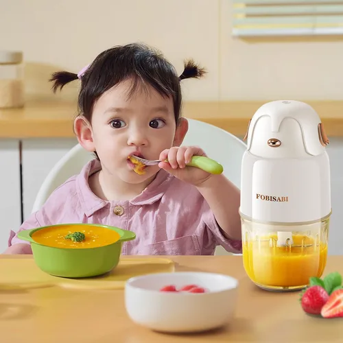 Miniatura 4 de Fabricante de Alimentos para Bebés - Procesador y Mezclador para Comidas Frescas, Frutas, Verduras, Carne y Puré (Blanco)