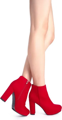 Miniatura 8 de DREAM PAIRS - Botines de mujer de tacón alto y grueso