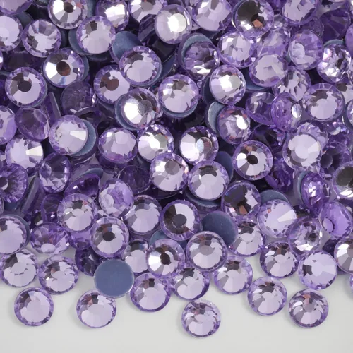 Miniatura 44 de 6000 diamantes de imitación termoadhesivos a granel, diamantes de imitación azules para ropa de manualidades, cristales termoadhesivos para Zafiro