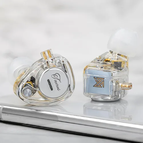 Miniatura 2 de KZ Castor - Auriculares intrauditivos, sonido de graves mejorado HiFi, IEMs aislantes de ruido ajustables, auriculares con cable de doble
