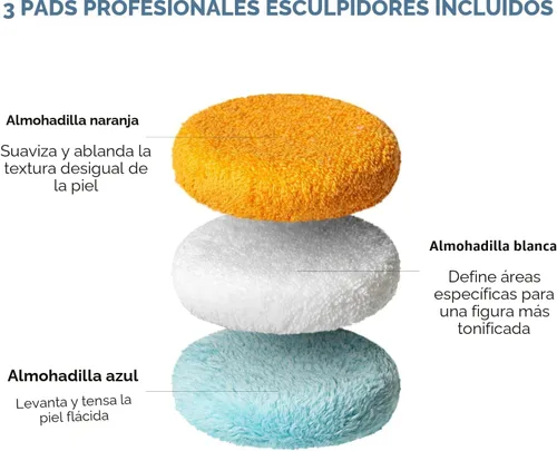 Miniatura 2 de Vibro Sculpt Máquina de Esculpido Corporal y Masajeador de Celulitis. Dispositivo de Contorno Corporal para Reafirmación de la Piel y Drenaje