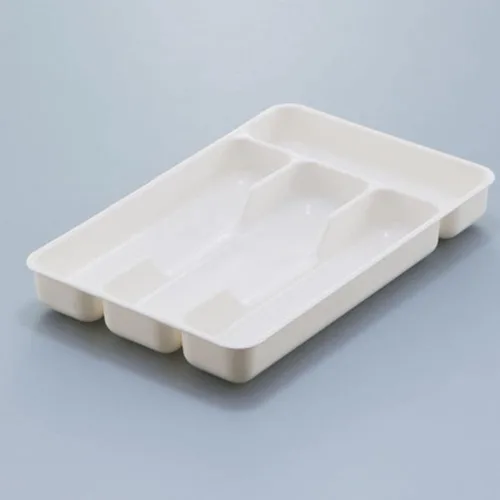 Miniatura 5 de Bandeja organizadora para cubiertos, cubiertos y utensilios de cocina, divisores de cajón para tenedor, cuchara, organizador de vajilla de oficina