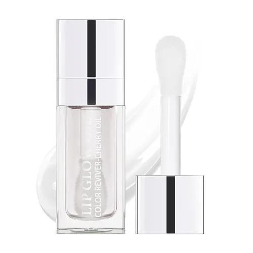 Miniatura 10 de Aceite hidratante para labios, brillo labial hidratante, aceite de labios voluminoso, brillo no pegajoso de larga duración, tinte de aceite
