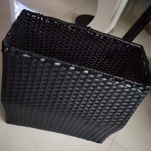 Miniatura 5 de Queenbox Ratán sintético plano de 0.3 pulgadas x 196.9 pies, material de reparación de silla de mimbre de plástico sólido para muebles de mesa