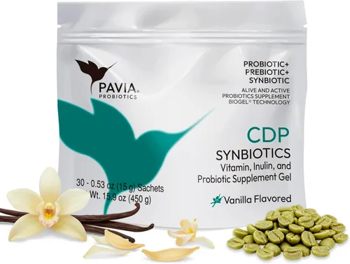 Miniatura 9 de Pavia Bio-Gel de probióticos vivos con colágeno Probióticos y prebióticos con antioxidantes Apoyo digestivo 1 mil millones de cultivos vivos