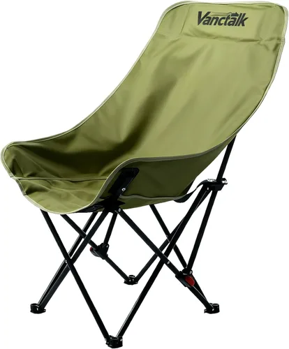 Miniatura 4 de Silla plegable para exteriores, ultraligera de 4.4 libras, silla de camping portátil con palanca de cambios ajustable y bolsa de transporte, silla