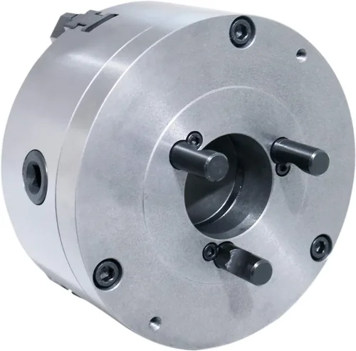 Miniatura 3 de Accusize Industrial Tools 6''/160mm 2-Piece Reversible Jaws 3-Jaw Chuck, D1-4, Direct Mount, 1.575'' Center Hole, 0559-0101