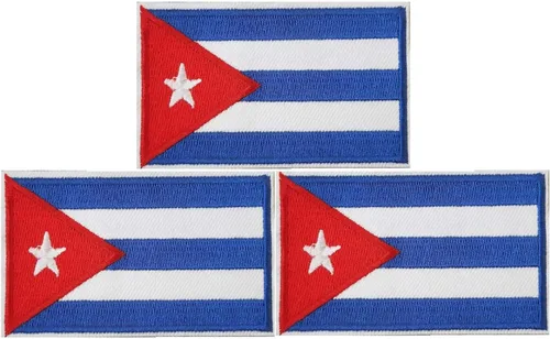 Miniatura 22 de Paquete de 3 parches de bandera de Colombia, parche bordado de bandera de Colombia, para sombreros, bolsas tácticas, chaquetas, parches de ropa
