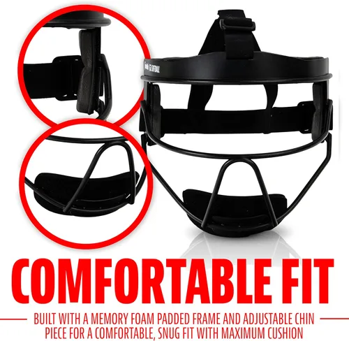 Miniatura 4 de Franklin Sports Softball Face Mask for Fielders - Girls Youth Face Shield for Infielders - Kids Fielding Guard for Fastpitch + Slowpitch Softball
