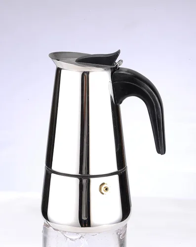 Miniatura 4 de Home Basics EM00248 - Máquina de café expreso de acero inoxidable de 2 tazas, color plateado