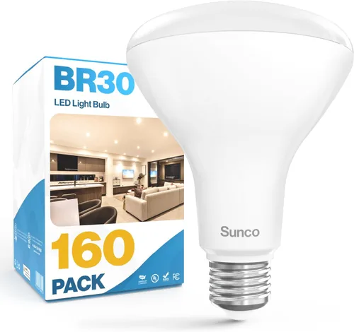 Miniatura 10 de Sunco - Paquete de 32 bombillas LED BR30, bombillas empotradas, bombilla de inundación interior, 850 LM, 11 W (equivalente a 65 W), luz diurna