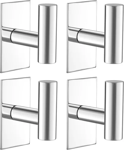 VAEHOLD - Ganchos adhesivos de pared para toallas, resistentes, impermeables, para colgar abrigos, ropa, gancho de pared para armario para cocina