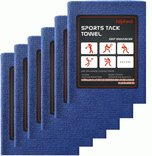Miniatura 8 de Reforzador de agarre para tenis, toalla de adherencia para golf, pickleball, béisbol (paquete de 2 azul)
