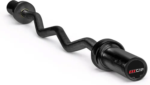 Miniatura 11 de CAP Barbell 47-Inch Olympic EZ Curl Bar for 2-Inch Weight Plates Multiple Options