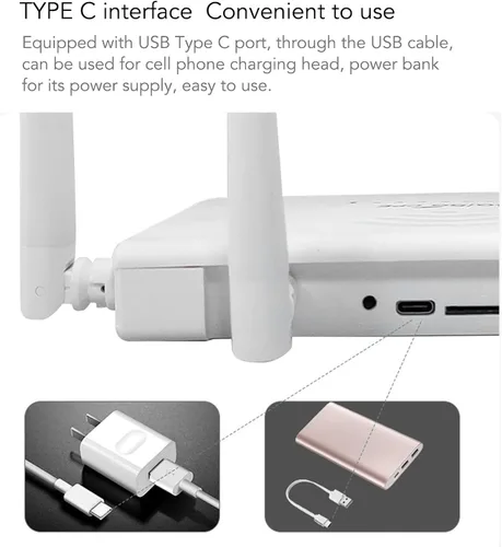 Miniatura 6 de Enrutador 4G LTE menos cable con ranura para tarjeta SIM, desbloquea cable móvil menos punto de acceso de fidelidad 300 Mbps con 4 antenas 5dBi