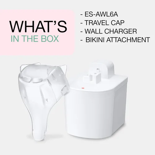Miniatura 11 de Panasonic Afeitadora eléctrica para bikini, maquinilla de afeitar impermeable para mujeres, maquinillas de afeitar eléctricas inalámbricas de cuerpo