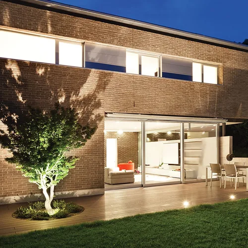 Miniatura 6 de Iluminación de paisaje WAC, luz enterrada de 3 pulgadas LED de 120 V con ángulo de haz ajustable y control de brillo integral 3000 K en bronce
