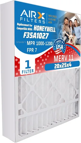 Miniatura 30 de AIRX FILTERS WICKED CLEAN AIR. Filtro de horno 20x25x4 MERV 11 compatible con filtro de aire Honeywell 20x25x4 F25 1 solo filtro