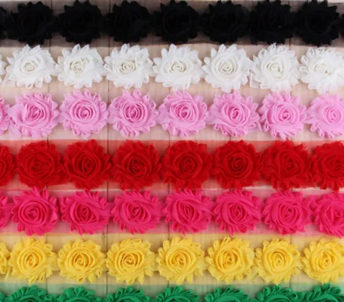 Miniatura 19 de yycraft Pack de Flores de estrás de 2 pulgadas con perla para manualidades.