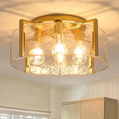 Miniatura 14 de Lámpara de techo negra de montaje empotrado, lámpara de entrada moderna de 3 luces, montaje de techo, accesorios de iluminación de cocina, lámparas