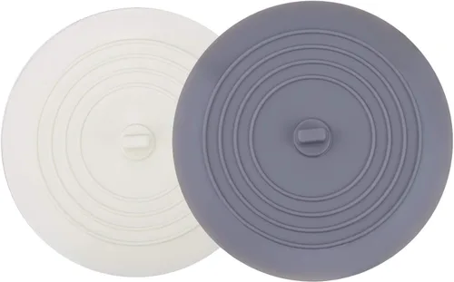 Miniatura 13 de V-TOP Tapón de Desagüe de Bañera Paquete de 2, Tapón de Bañera de Silicona de 5 Pulgadas Cubierta de Desagüe de Ducha, Tapón de Bañera Retenedor