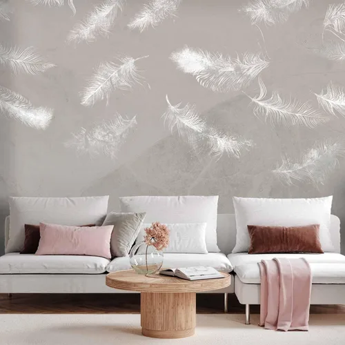 Miniatura 22 de artgeist Mural de pared de plumas de 98 x 69 pulgadas, tamaño XXL, no tejido, de forro polar, para decoración de pared, impresión fotográfica, #10