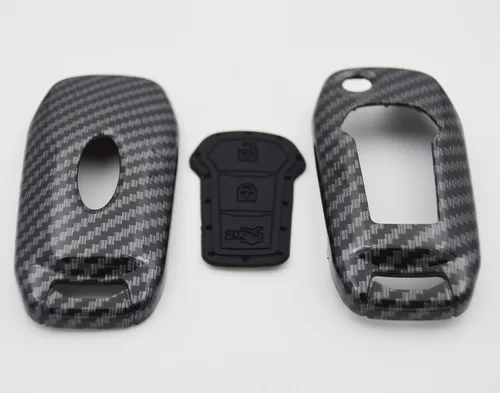 Miniatura 5 de Funda híbrida de 2 capas para llavero de carbono para Ford F150 F250 F350 F450 F550 Explorer Ranger Escape
