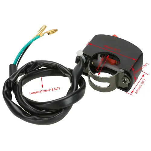 Miniatura 7 de YOXUFA Mini interruptor de apagado de bicicleta 7/8 Encendido y apagado para Predator 212cc 196cc 97cc Coleman CT100U CT200U BT200X Baja Warrior