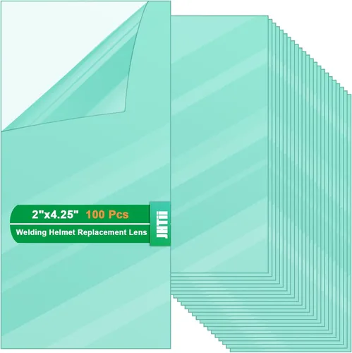 Miniatura 9 de 17 unids casco de soldadura HD cubierta exterior lente 4.5 "x5.25" x 0.059" para casco de soldadura reemplazo fuera de las cubiertas de filtro de 17
