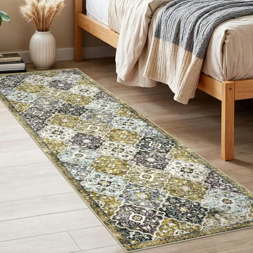Miniatura 8 de KILOCOCO Alfombra de Pasillo 2x6, Alfombra de Pasillo Marroquí Súper Suave Lavable para Pasillo de Entrada, Alfombra de Cocina de Pasillo de Lana