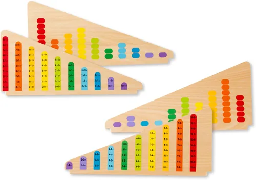 Miniatura 9 de Melissa & Doug – Ábaco de suma y resta – juguetes educativos con 55 perlas de colores y construcción de madera resistente