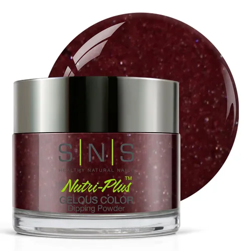 Miniatura 39 de SNS Polvo de inmersión de uñas, polvo de inmersión de color geloso - Acai Bowl (negro) - Color de uñas de larga duración dura 14 días - Bajo olor