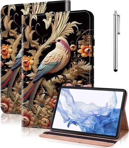 Miniatura 7 de Funda para Xiaomi Pad 5 / Pad 5 Pro de 11 pulgadas, Funda de cuero PU con ranura para tarjeta Banda elástica para Mi Pad 5/Pad 5 Pro 11" 2021
