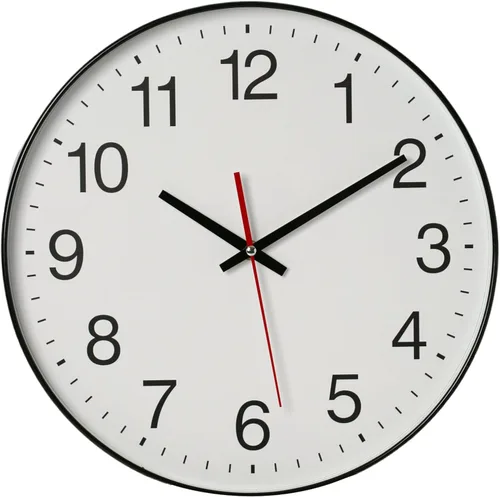 Miniatura 6 de Spinaround Reloj de pared, moderno reloj de pared con batería, silencioso, analógico, clásico, para oficina, hogar, baño, cocina, dormitorio