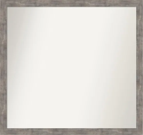 Miniatura 94 de Amanti Art Silver Bathroom Mirror for Over Sink, 24x49 Custom Made Marred Pewter Rectangle Vanity Mirror, Oversize Casual Wood Frame, Hangs Estaño