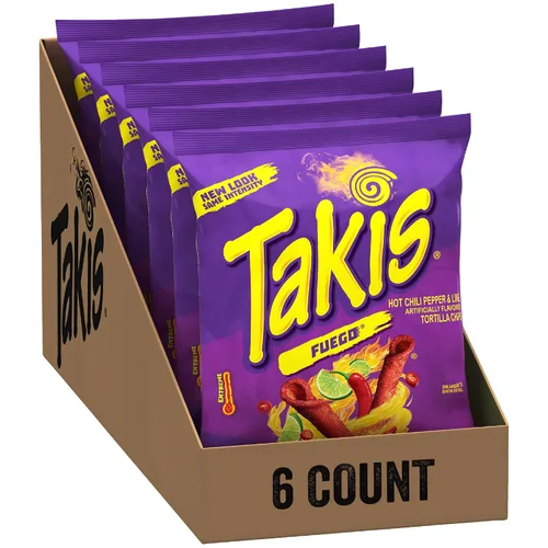 Miniatura 2 de Takis, BEL00276, Chips de tortilla enrollados de fuego, 42 / caja (00276)