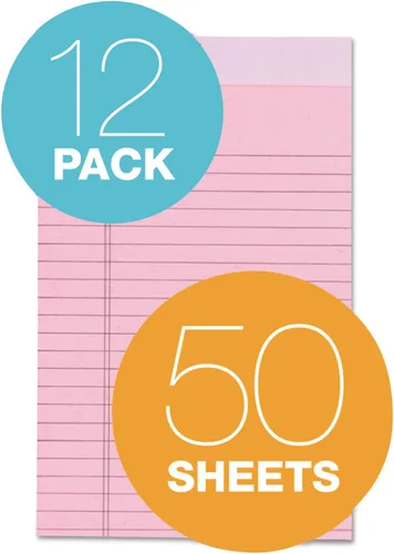 Miniatura 14 de Tops Prism Plus - Bloc legal de 5 x 8 pulgadas, perforado, gris, regla estrecha, 50 hojas por bloc de escritura, paquete de 12 (63060)