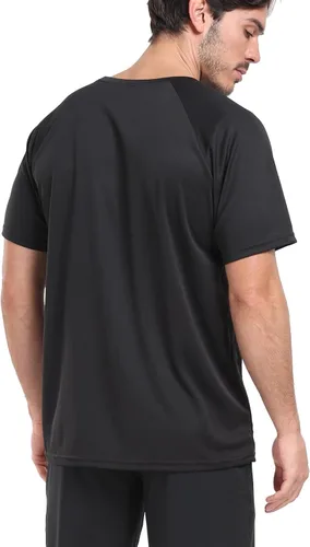 Miniatura 2 de HovSiyla - Paquete de 1/5 camisetas para correr de hombre, tops deportivos, ajustados, para gimnasio, transpirables, con tecnología de absorción