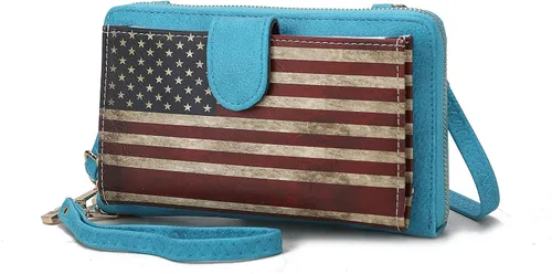 Miniatura 25 de MKF Collection Bolso cruzado para mujer, diseño de mensajero, cartera de mano