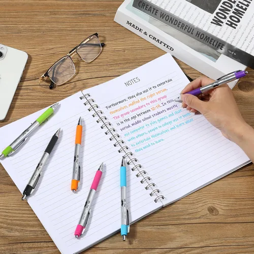 Miniatura 6 de Mr. Pen - Bolígrafos de la Biblia que no se traspasan, paquete de 10, bolígrafos de diario bíblico, bolígrafo colorido de la Biblia