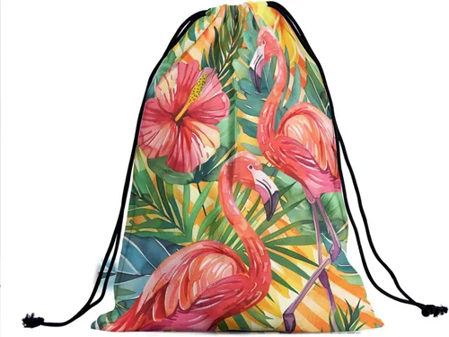 Miniatura 79 de Bolsa de agarre de gimnasia de piel de animal, bolsa de gimnasia con cordón ajustable, bolsa de cuerda para fauna silvestre, Mariposas Galaxy