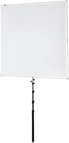 Miniatura 12 de Pro Studio Solutions - Escrim de 35.5 x 35.5 pulgadas (35.4 x 35.4 in), marco plegable de difusión y kit reflector plata/blanco con mango de pluma